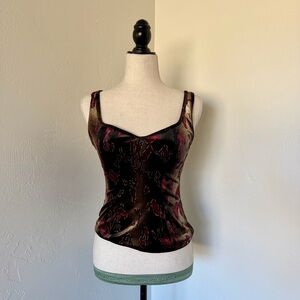Vintage Velvet Cache Tank Top